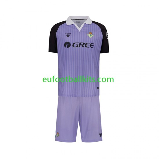 Real Betis Goalkeeper Retro Home Football Shirts 2025-2026 Kids LS