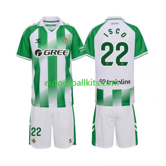 Real Betis Isco 22 Home Football Shirts 2026-2027 Kids LS