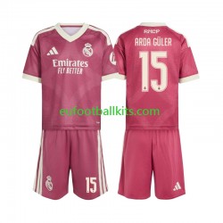Real Madrid Arda Guler 15 Third Football Shirts 2026-2027 Kids LS