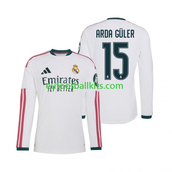 Real Madrid Arda Guler 15 Home Football Shirts 2026-2027 Men SS