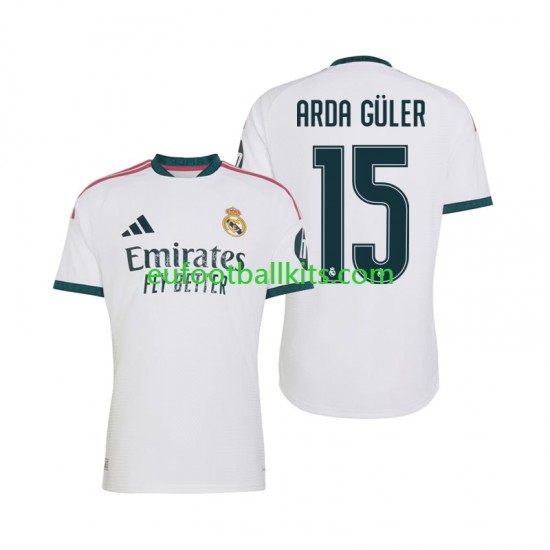 Real Madrid Arda Guler 15 Home Football Shirts 2026-2027 Men LS