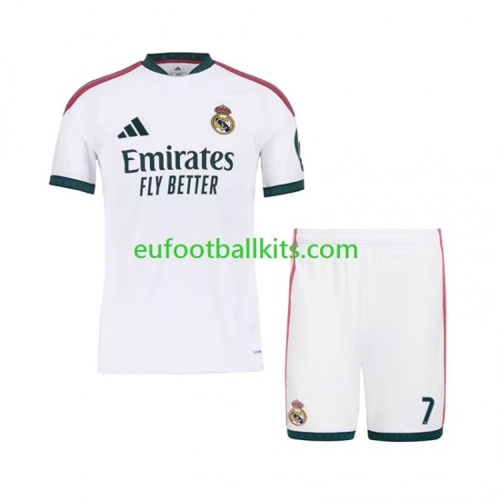 Real Madrid Cristiano Ronaldo 7 Home Football Shirts 2026-2027 Kids LS