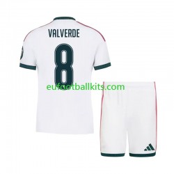 Real Madrid Federico Valverde 8 Home Football Shirts 2026-2027 Kids LS