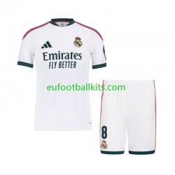 Real Madrid Federico Valverde 8 Home Football Shirts 2026-2027 Kids LS