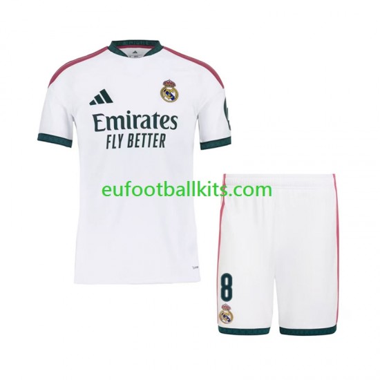 Real Madrid Federico Valverde 8 Home Football Shirts 2026-2027 Kids LS
