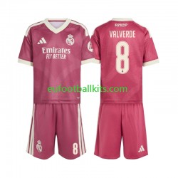Real Madrid Federico Valverde 8 Third Football Shirts 2026-2027 Kids LS