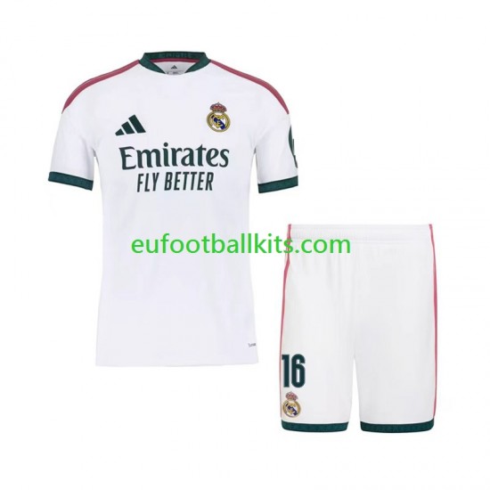 Real Madrid Ibrahima Konate 16 Home Football Shirts 2026-2027 Kids LS