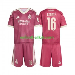 Real Madrid Ibrahima Konate 16 Third Football Shirts 2026-2027 Kids LS