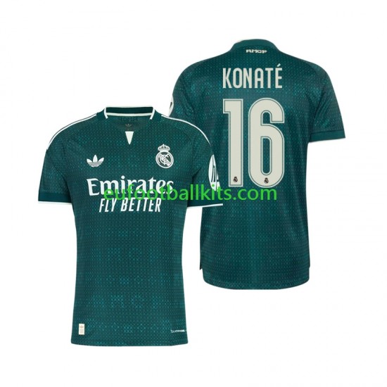 Real Madrid Ibrahima Konate 16 Away Football Shirts 2026-2027 Men LS