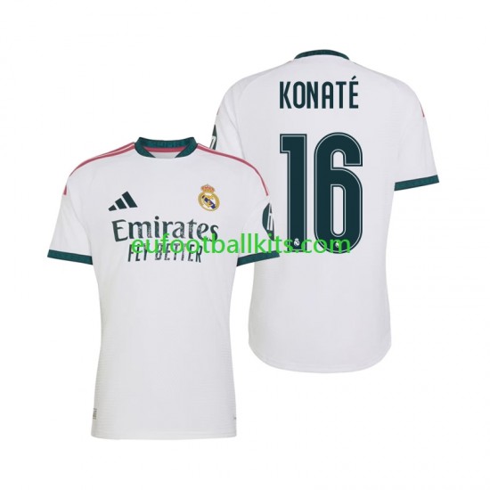 Real Madrid Ibrahima Konate 16 Home Football Shirts 2026-2027 Men LS