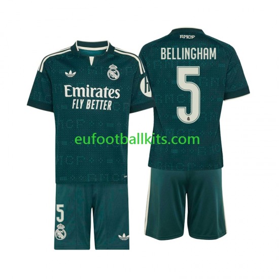 Real Madrid Jude Bellingham 5 Away Football Shirts 2026-2027 Kids LS