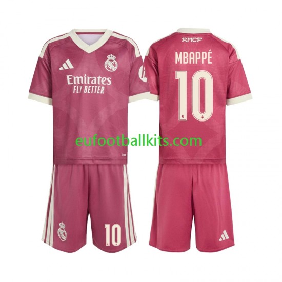 Real Madrid Kylian Mbappe 10 Third Football Shirts 2026-2027 Kids LS