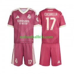 Real Madrid Marc Cucurella 17 Third Football Shirts 2026-2027 Kids LS