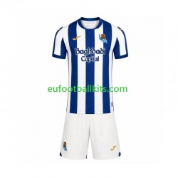Real Sociedad Home Football Shirts 2026-2027 Kids LS