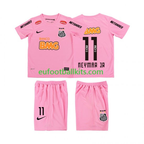 Santos Neymar JR 11 Retro Fourth Football Shirts 2012 2013 Kids LS