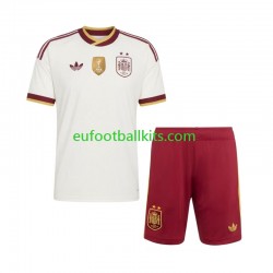 Spain 2-star Away Football Shirts 2026-2027 Kids LS