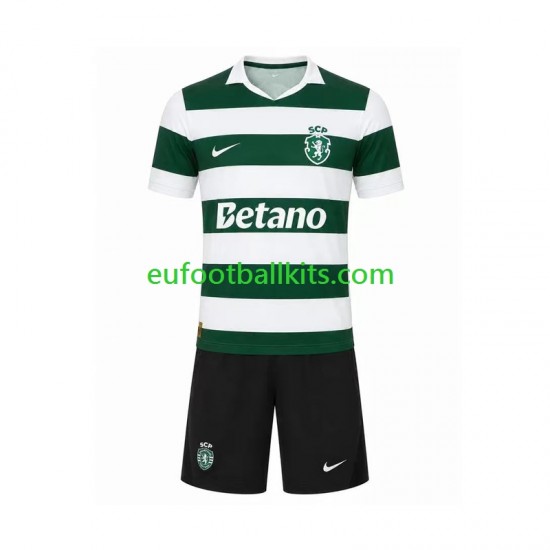 Sporting CP Home Football Shirts 2026-2027 Kids LS