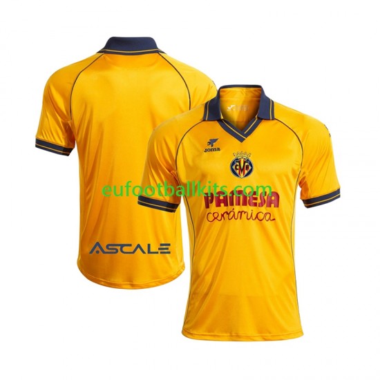 Villarreal CF Retro Home Football Shirts 2025-2026 Men LS