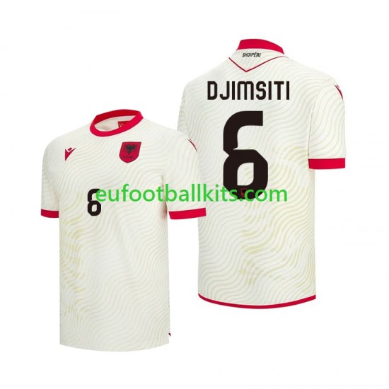 Albania Berat Djimsiti 6 Away Football Shirts World Cup 2026 Men LS