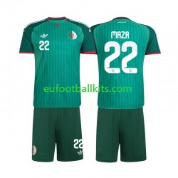 Algeria Ibrahim Maza 22 Away Football Shirts 2026 Kids LS