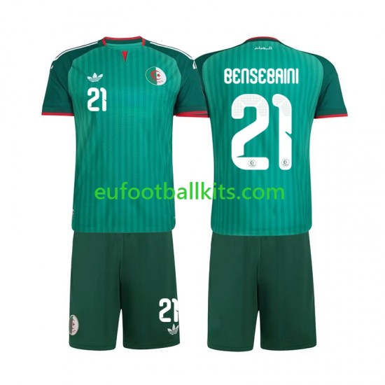 Algeria Ramy Bensebaini 21 Away Football Shirts 2026 Kids LS