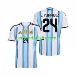 Argentina Enzo Fernandez 24 Home Football Shirts World Cup 2026 Men LS