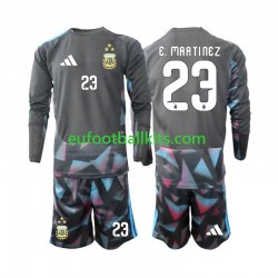 Argentina Goalkeeper Emiliano Martinez 23 Home Football Shirts World Cup 2026 Kids SS