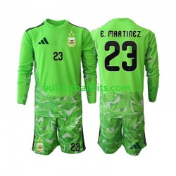 Argentina Goalkeeper Emiliano Martinez 23 Third Football Shirts World Cup 2026 Kids SS