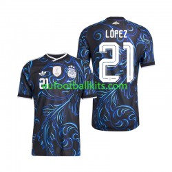 Argentina Jose Manuel Lopez 21 Away Football Shirts World Cup 2026 Men LS