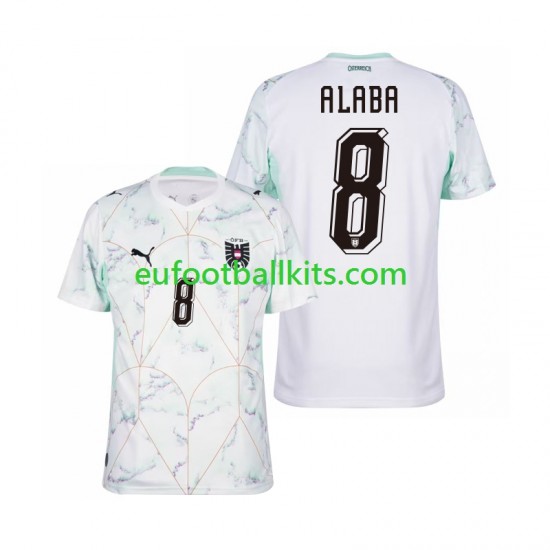 Austria David Alaba 8 Away Football Shirts World Cup 2026 Men LS