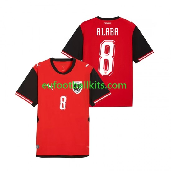 Austria David Alaba 8 Home Football Shirts World Cup 2026 Men LS