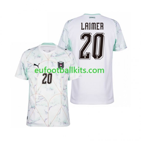 Austria Konrad Laimer 20 Away Football Shirts World Cup 2026 Men LS