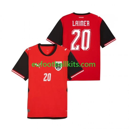 Austria Konrad Laimer 20 Home Football Shirts World Cup 2026 Men LS