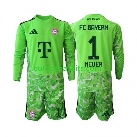 Bayern Munich Goalkeeper Manuel Neuer 1 Home Football Shirts 2026-2027 Kids SS