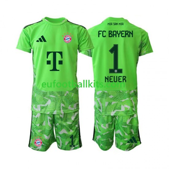 Bayern Munich Goalkeeper Manuel Neuer 1 Home Football Shirts 2026-2027 Kids LS