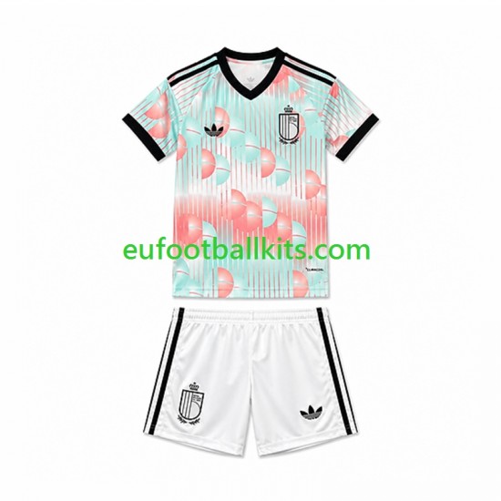 Belgium Away Football Shirts World Cup 2026 Kids LS