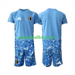 Belgium Goalkeeper Home Football Shirts World Cup 2026 Kids LS