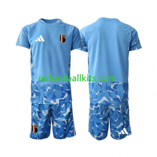 Belgium Goalkeeper Home Football Shirts World Cup 2026 Kids LS