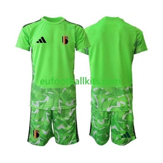Belgium Goalkeeper Third Football Shirts World Cup 2026 Kids LS