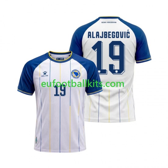 Bosnia Herzegovina Kerim Alajbegovic 19 Away Football Shirts World Cup 2026 Men LS