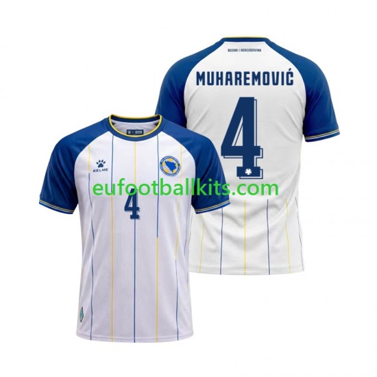 Bosnia Herzegovina Tarik Muharemovic 4 Away Football Shirts World Cup 2026 Men LS