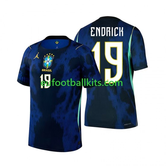 Brazil Endrick 19 Away Football Shirts World Cup 2026 Men LS
