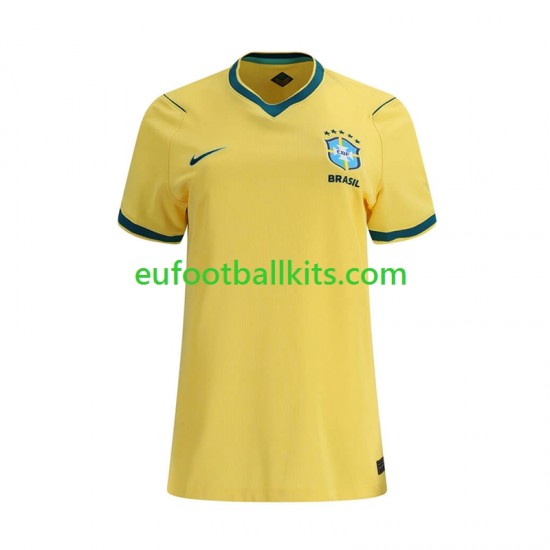 Brazil Home Football Shirts World Cup 2026 Woman LS