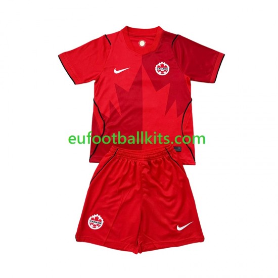 Canada Home Football Shirts World Cup 2026 Kids LS