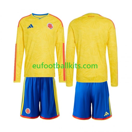 Colombia Home Football Shirts World Cup 2026 Kids SS