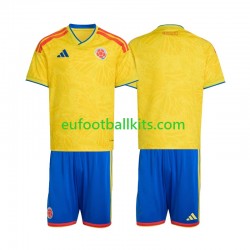Colombia Home Football Shirts World Cup 2026 Kids LS