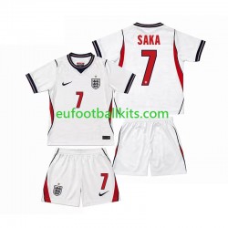 England Bukayo Saka 7 Home Football Shirts World Cup 2026 Kids LS