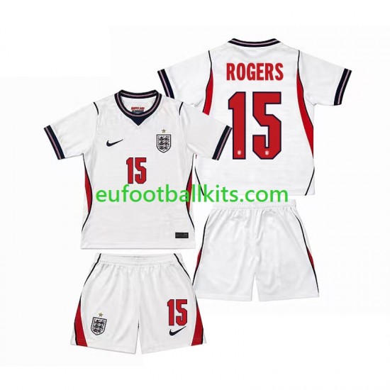 England Morgan Rogers 15 Home Football Shirts World Cup 2026 Kids LS