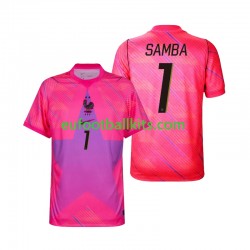 France Goalkeeper Brice Samba 1 Away Football Shirts World Cup 2026 Men LS