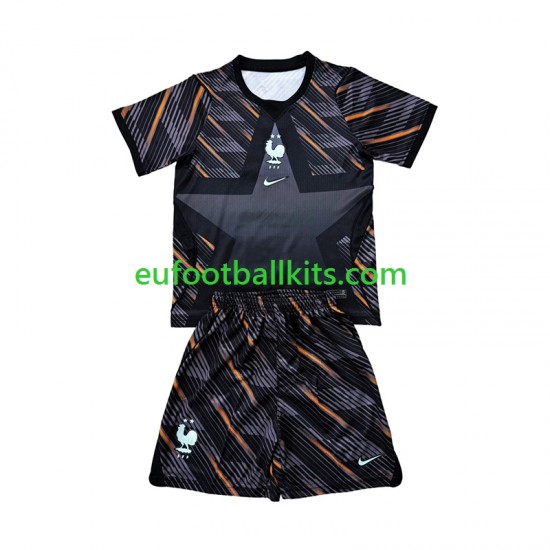 France Goalkeeper Home Football Shirts World Cup 2026 Kids LS